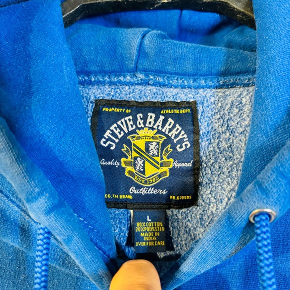 Steve & Barry’s Vintage Duke University Blue Devils Hoodie - Picture 3 of 7